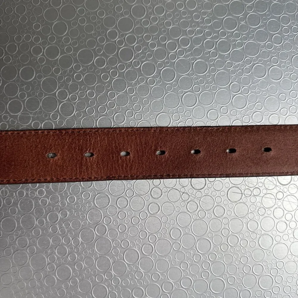 NWT Columbia Mens Brown Leather Belt Outdoor Classic Casual Gorpcore - Size 36